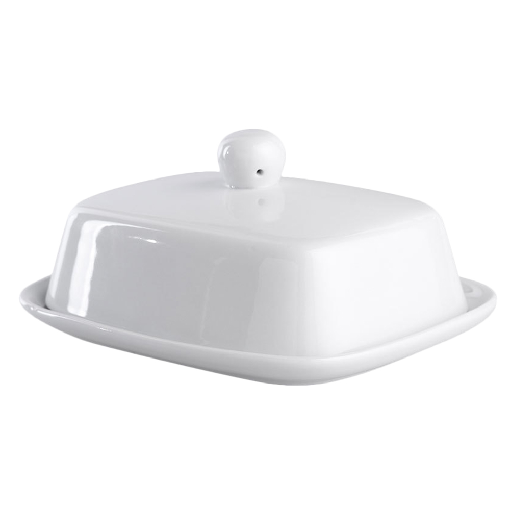 Ceramic Butter Box with Lid Butter Plate with Lid Dessert Tray for Home
