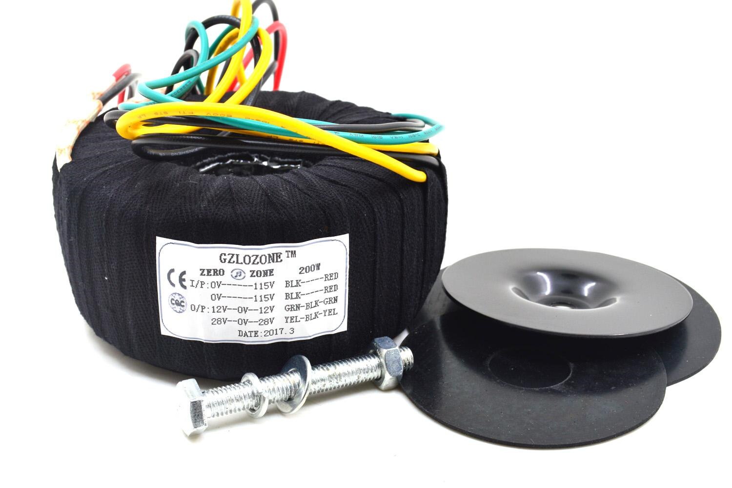 200VA Toroid transformer 0-115V *2 TO 28V-0-28V 12V-0-12V for NAP140 QUAD405 amp