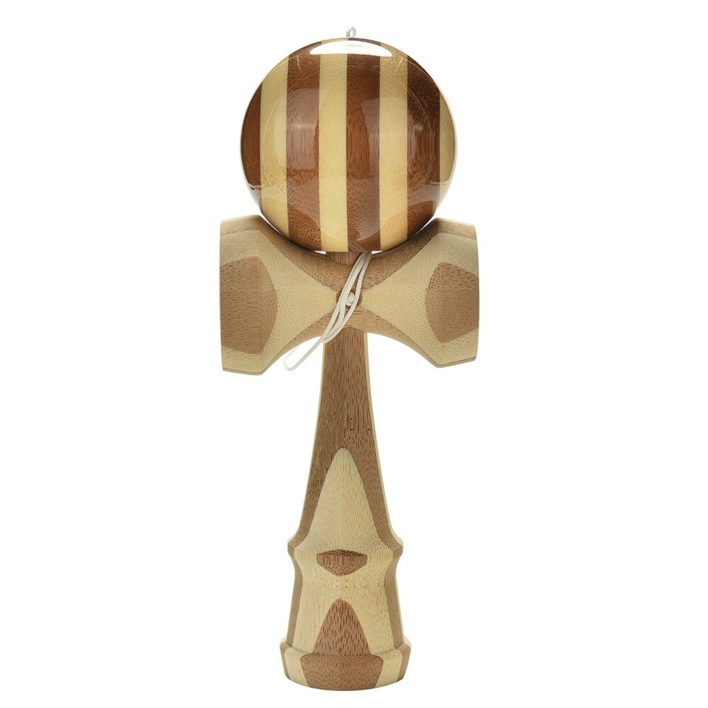 Bamboe kendama speelgoed bamboe kendama behendige jongleerbal speelgoed voor kinderen volwassen kleuren willekeurig kerst speelgoed
