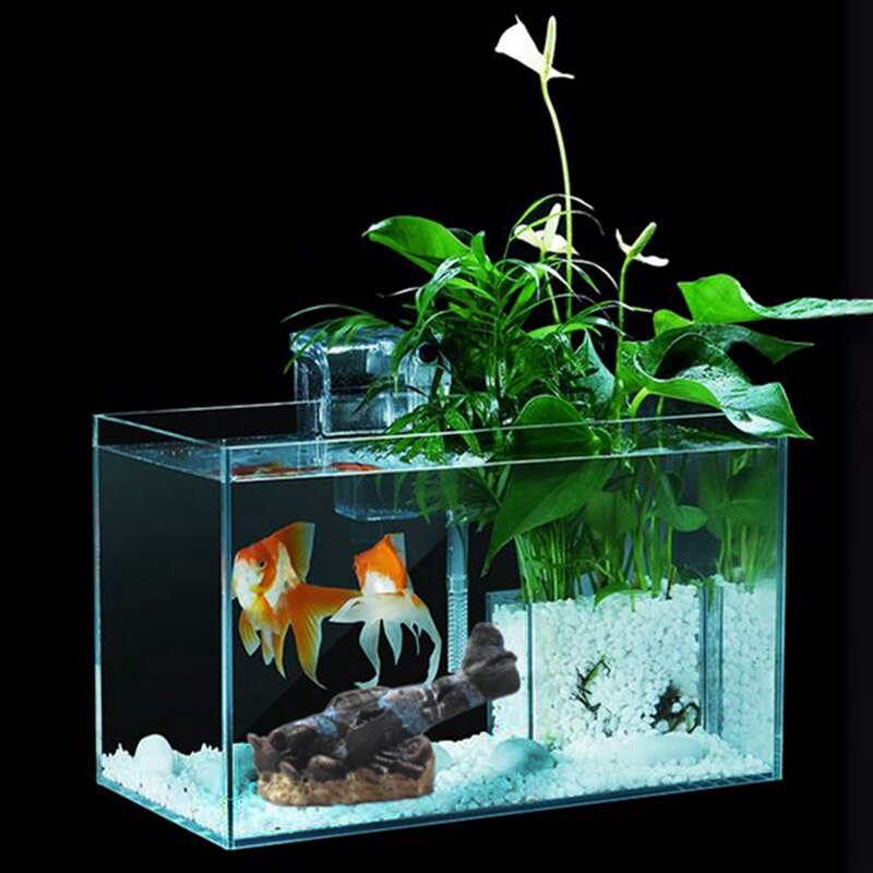 Aquarium decoratie vliegtuigruïne ornament reptiel vis schuilplaats grot decoratie aquarium aquarium hars decoratie n  #86