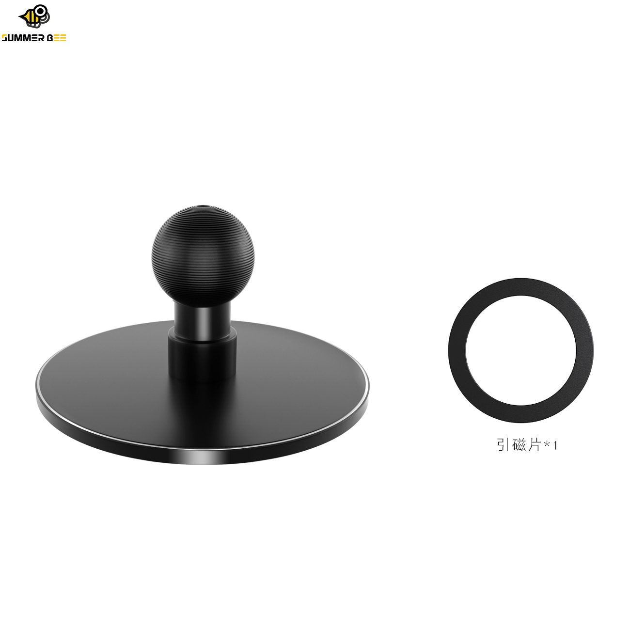 25mm/17mm/20mm ballhead mount For Magsafe Magstic Phone Holder Iphone13 14 15 Pro Max Magnetic Phone Holder: BROWN