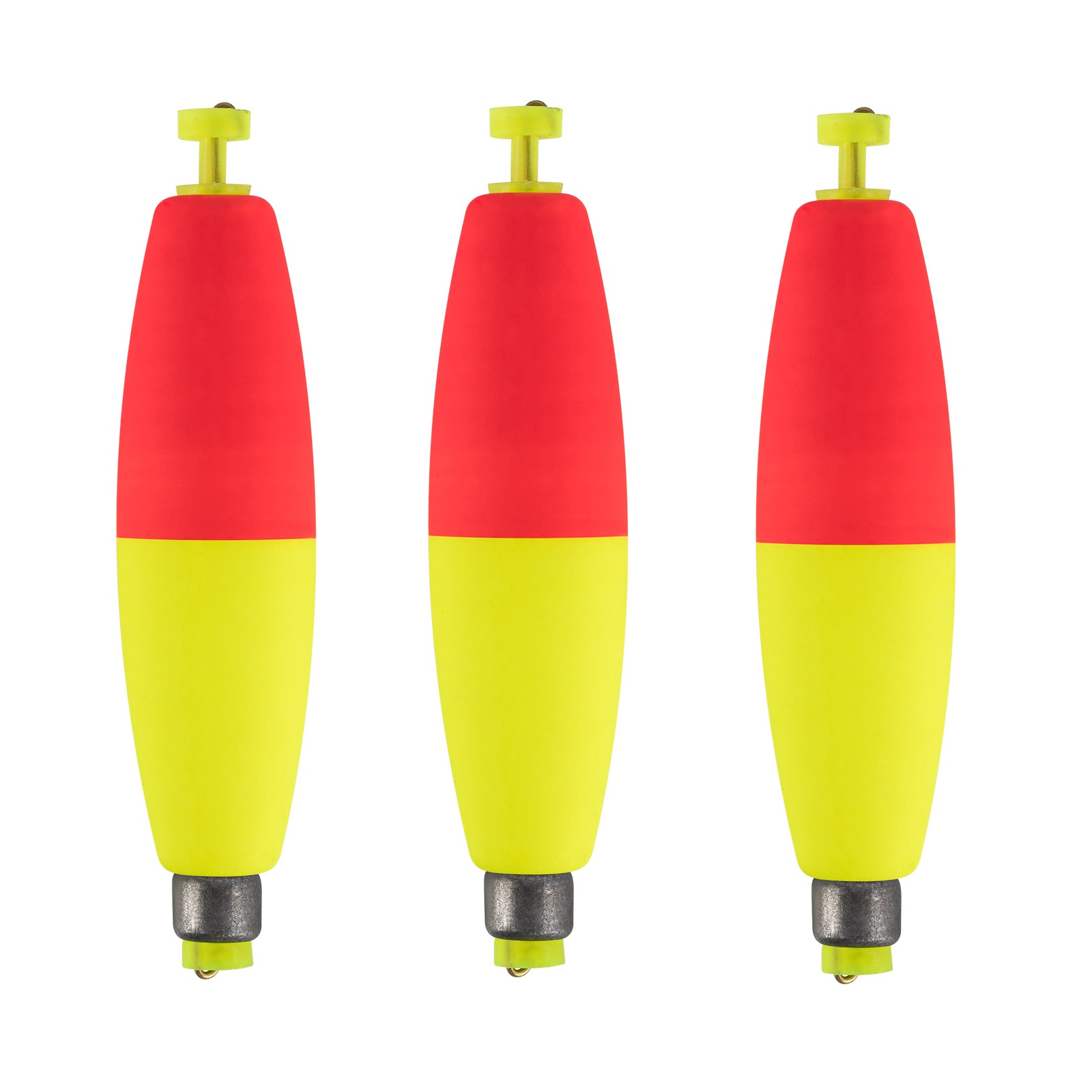 3pcs Fishing Weighted Bobbers Cigar Foam Float EVA Buoy Oval Shape Strike Indicators Snap-on Fishing Float Bass Trout Crappie: 0.8# / Burgundy