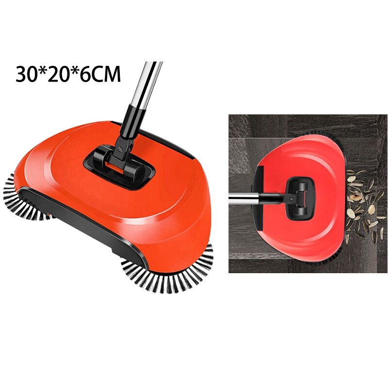 Stainless Steel er Hand Push Type Hand Push ic Broom Dust Handle Household Cleaning Package Hand Push Mop