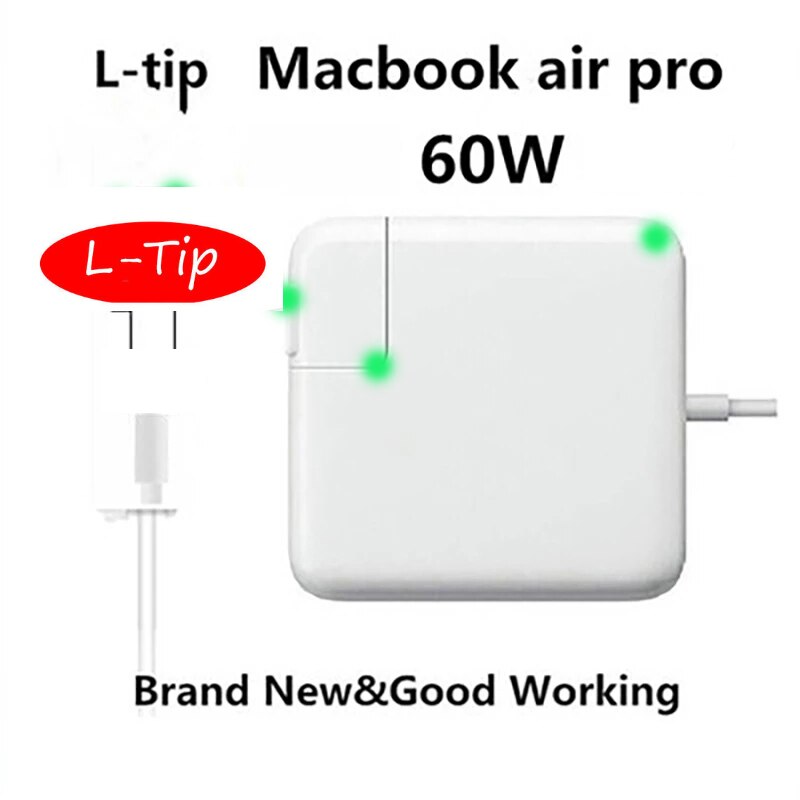 100% Werken Magsafe 60W 16.5V 3.65A Power Adapter Oplader Voor Apple Macbook Pro A1184 A1330 A1344 A1278 a1342 A1181 A1280