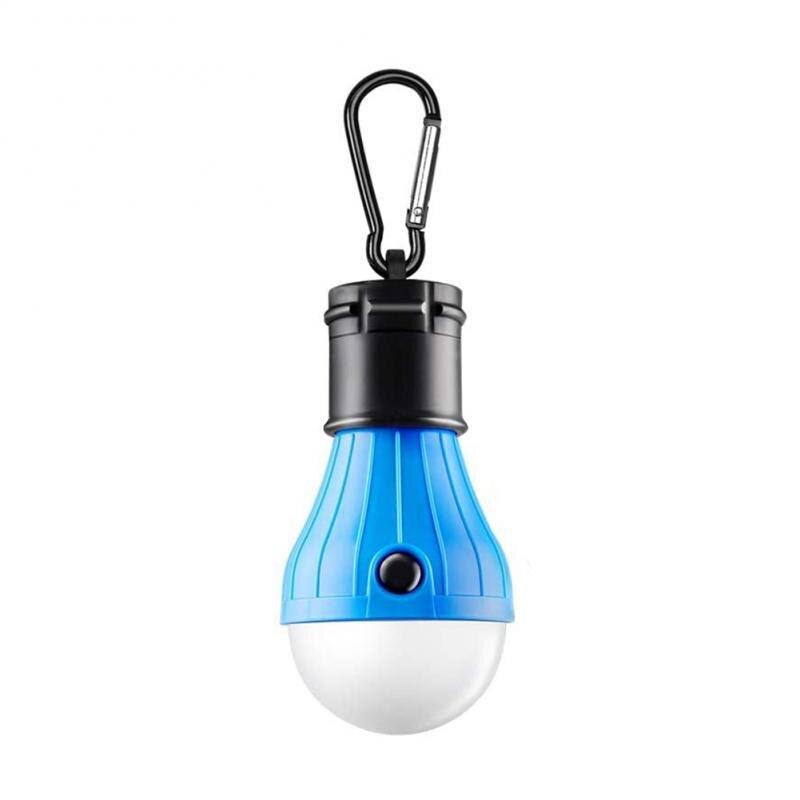 Draagbare Emergency Camping Tent Licht Waterdicht Outdoor Opknoping Sos Lanters Lamp Vissen Lantaarn Wandelen Spaarlamp: blue