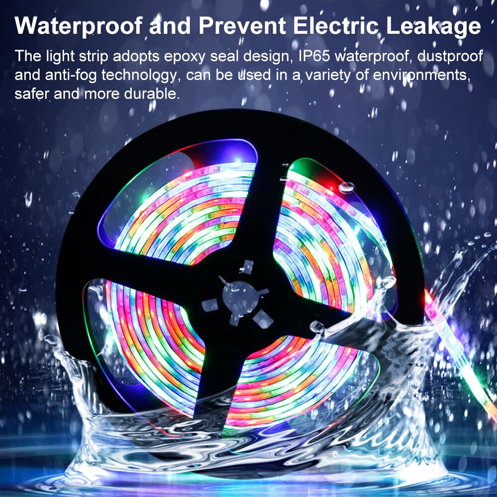 RGB USB LED Strip Licht rgb 2835 5V Flexibele LED Lamp Tape Lint 0.5M 1M 2M 3M 4M 5M TV Desktop Screen BackLight Led Diode Tape