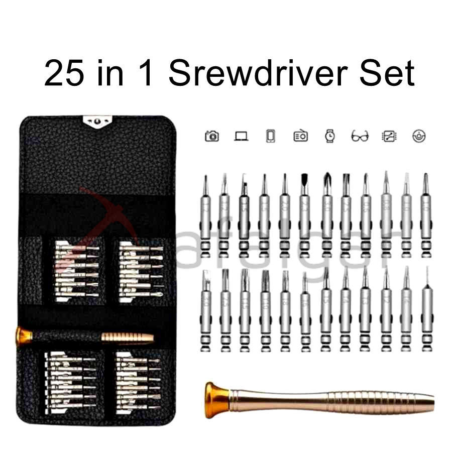 25 In 1 Schroevendraaier Set Torx Multifunctionele Opening Repair Tool Precisie Voor Iphone Android Telefoon Tablet Pc Repair Tools: Default Title