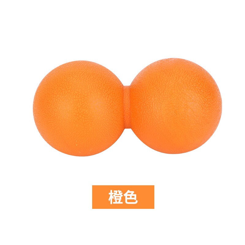 TPE Mold Plastics Massage Ball Massage Ball Hockey Peanut Balls Pair Manufacturers Direct Selling: Pair of Orange