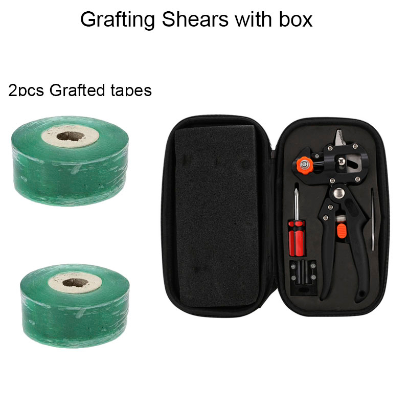 Pruning Cutting Grafting Shears Tree Pruning Shears Household Garden Shears + 2 Additional Blades Garden Tools Boxes: Silver