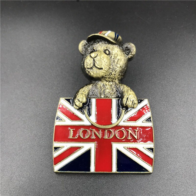 Imanes de nevera 3d de Metal, frigorífico pegado, águila americana, Jerusalén, Israel, Londres, autobús, nueva york, París, recuerdos, decoración del hogar