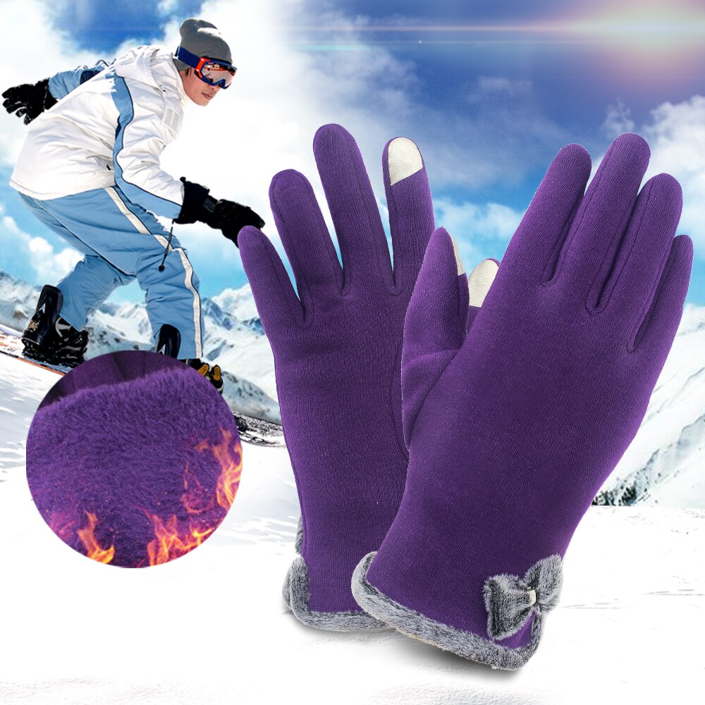 Women Men Touch Screen Winter Gloves Autumn Warm Gloves Wrist Mittens Driving Ski Windproof Glove