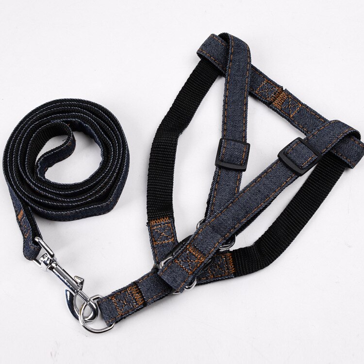 Huisdier kattenhalsband, harnas en riem, verstelbaar van nylon, huisdier tractie, honden- en kittenhalster, halsband voor katten, producten voor katten, huisdier harnas riem