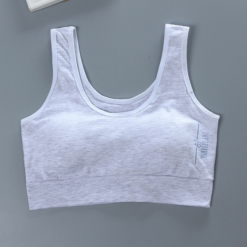 Girls bra vest cotton underwear middle school students 10-16 years old tube top sling sports bra 10 to 18 years old: 4