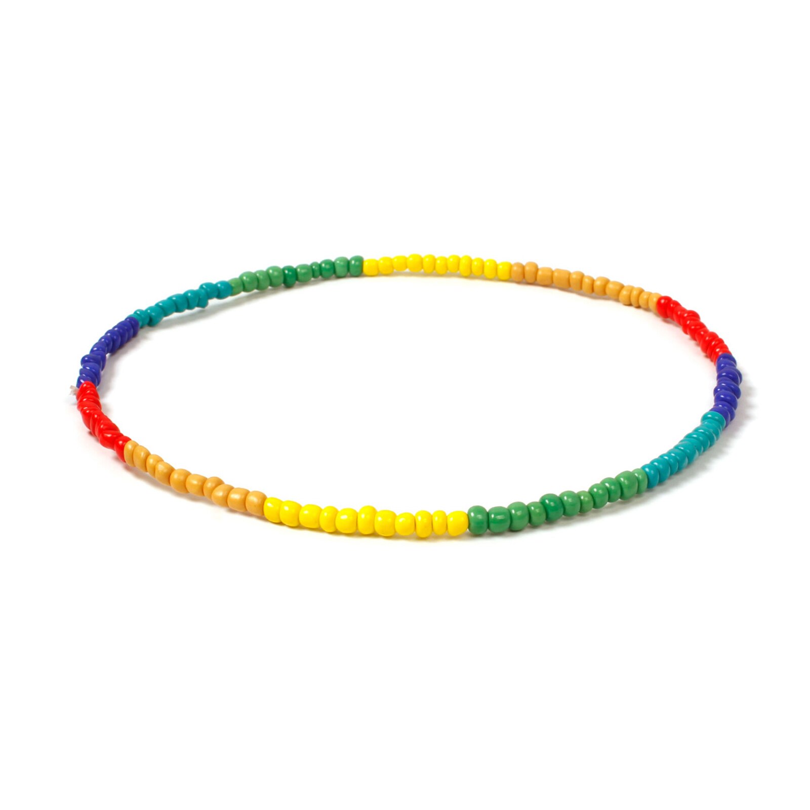 Naszyjnik w stylu boho mały naszyjnik ze szklanymi koralikami Multicolor krótki Chokers Charm naszyjniki słodki naszyjnik dla kobiet dziewczynki 40cm długości: 17