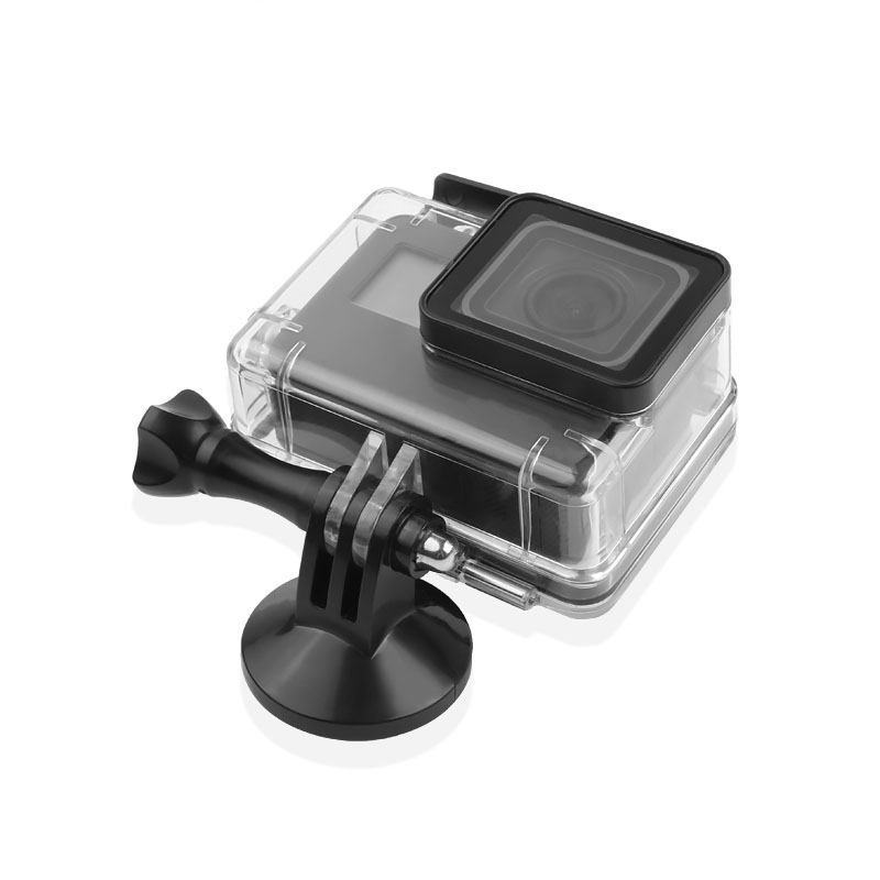 Suporte de montagem magnética metal titular adaptador para gopro hero 9 8 7 6 5 4 xiaomi yi 4k sjcam sj4000 eken h9 acessórios da câmera ação