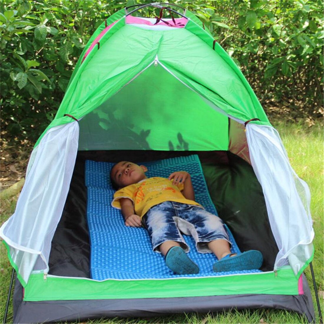 Camping Mat Ultralight Schuim Camping Mat Zetel Vouwen Strand Tent Picknick Mat Slapen Pad Waterdichte Outdoor Matras 190*57*1Cm