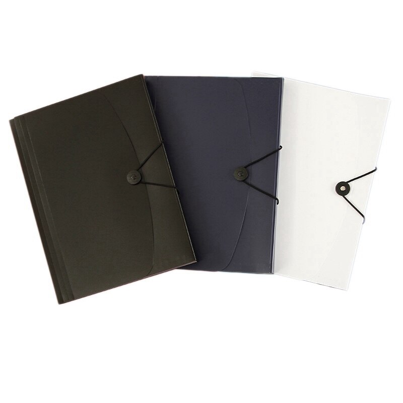 3Pc Pocket Expanding File Folder with Pockets Plastic Accordion File Organizer with Tab Stickers for Document Paperwork: Default Title