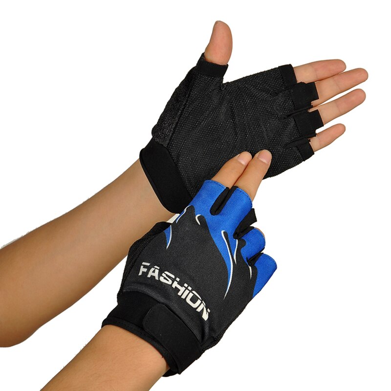 Outdoor Sport Fiets Fietsen Wandelen Gel Half Vinger Vingerloze Handschoenen Ademend Motorfiets MTB Racefiets Handschoenen: D