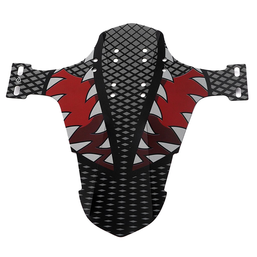 Mountainbike Voor Spatbord Fiets Spatbord Gezicht Spatbord-Kies Kleuren: Rood