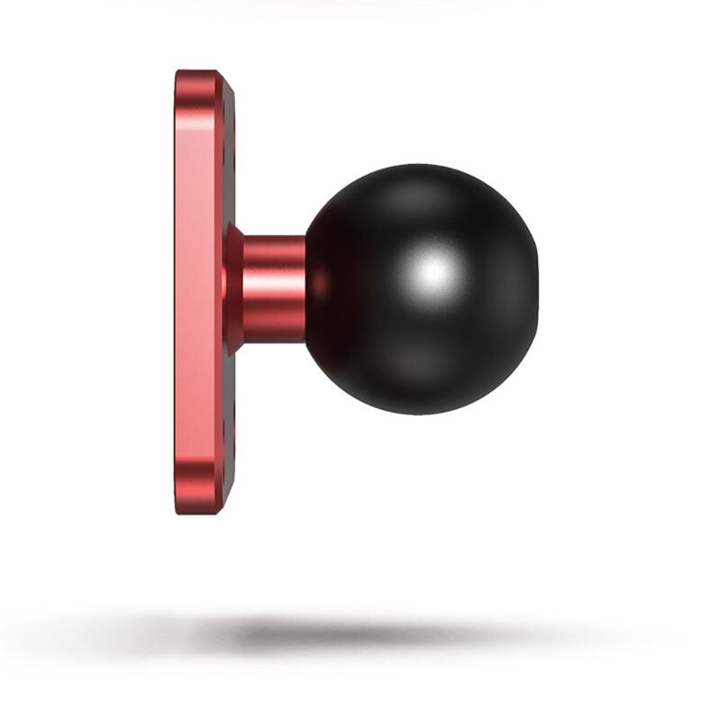 Aluminium Legierung Platz Montage Basis mit 1 Zoll Ball Kopf Halterung für Zumo 400/450/500/550/660 Reiter GPS für Motorrad Fahrrad