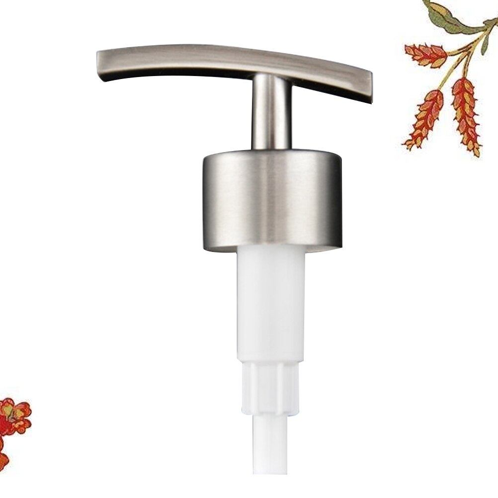 Stainless Steel Lotion Dispenser Pump Travel Bottle Pump for Shampoo Hand Soap Bottles