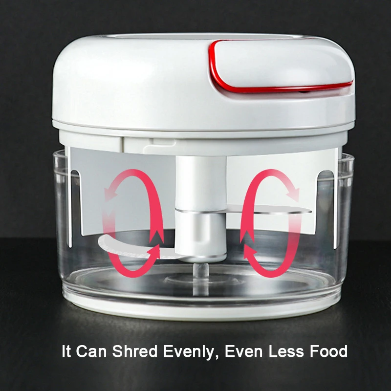 Mini Voedsel Knoflook Groente Molen Chopper Mincer Crusher Press Voor Vlees Noten Peper Ui Multifunctionele Handleiding Food Processor