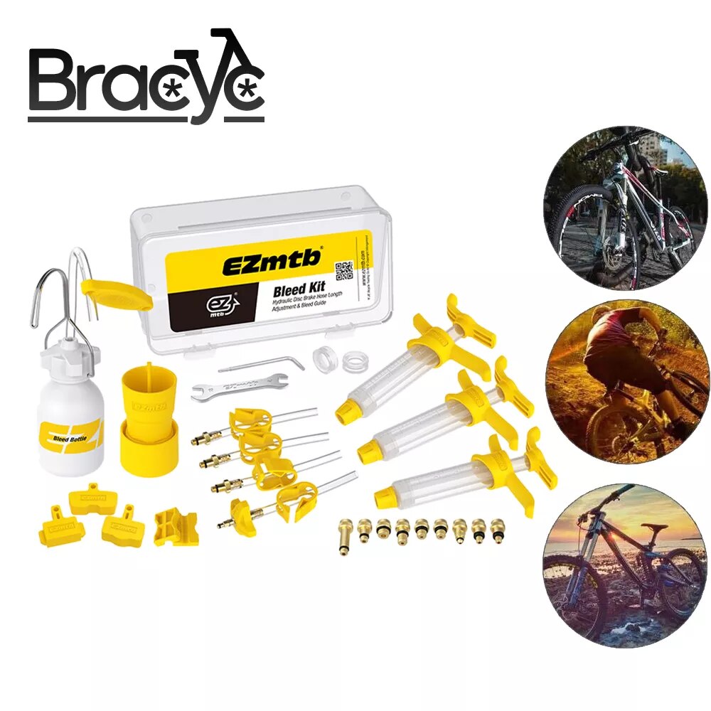 Bicycle Hydraulic Disc Brake Oil Bleed Kit Tools for SHIMANO SRAM TEKTRO MAGURA Series MTB Road Bike Brake Repair Tool