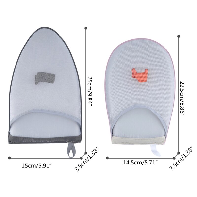 G5AB Garment Steamer Ironing Glove Anti Steam Insulation Mitt Heat Resistant Mini Sleeve Ironing Board for Clothes Steamers