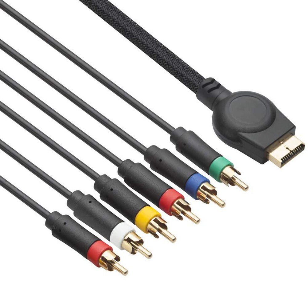 TV Sound AV Cable Multi Out Video Accessories Lead 1.8m 1080p HD Game Audio Connect Component Wire For Sony Console