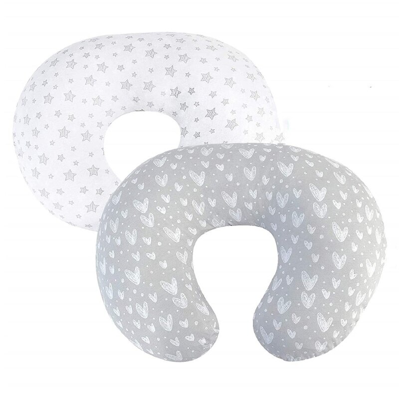 Two pillowcases Newborn Breastfeeding Pillows Maternity Pregnancy Baby Nursing Cushions are soft and comfortable.: 5