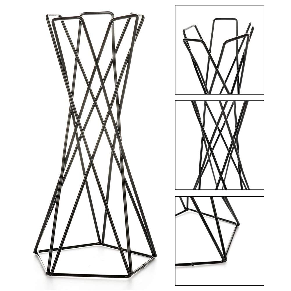 Soporte de planta Pentagonal con antorcha de piña de aire, mesa, recipientes para plantas de Metal, bastidores para flores de hierro geométricos irregulares, decoración del hogar