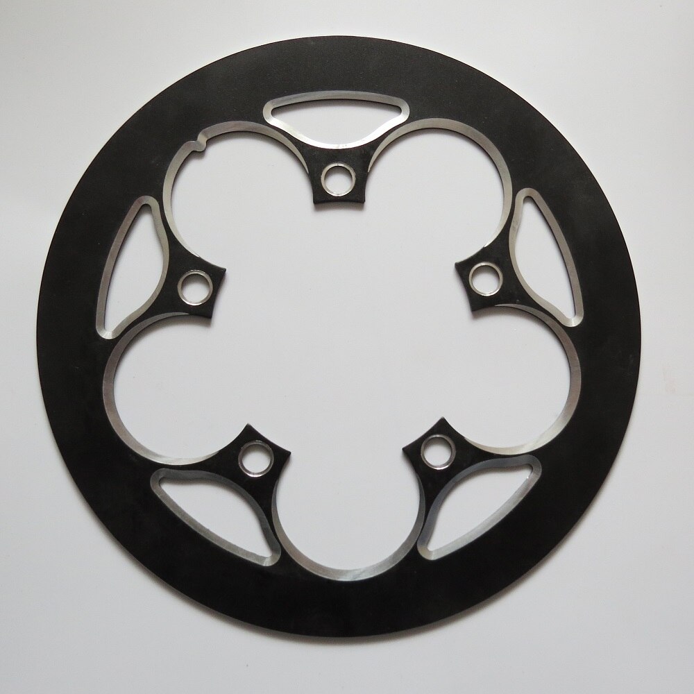 Folding bike Chain Cover 110 BCD Aluminum Alloy 34T 36T 38T 39T 42T 44T 46T 48T 50T 52T 53T Protect Support Chain Wheel Guard: 110 BCD 50T