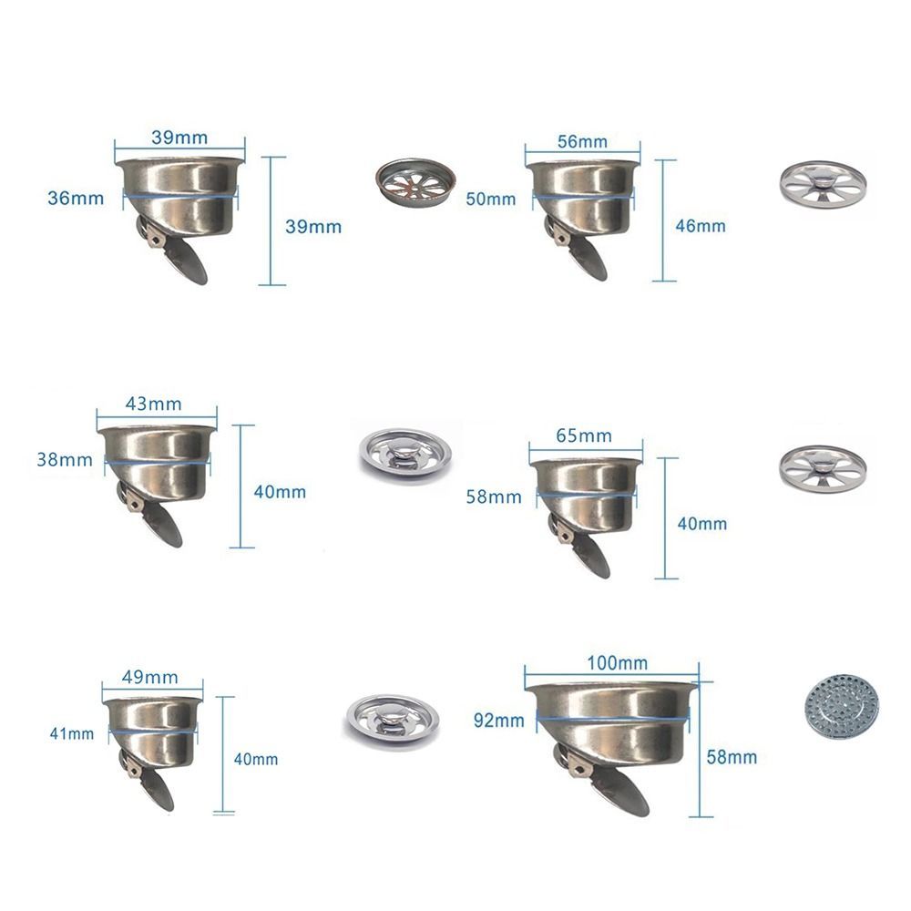 Dusche geruchs neutrale Abtropffläche Edelstahl Boden abläufe Badewanne Boden leckage Kanal dichtung Abfluss kern Hardware-Zubehör