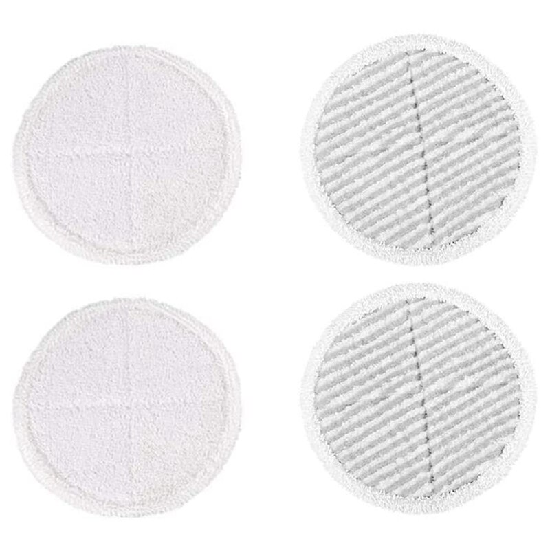 Cleaning Replacement Cloth Steam Mop Cloth Cover Replacement Mop Pads for Bissell Spinwave 2124, 2039A, 2037: Gray White