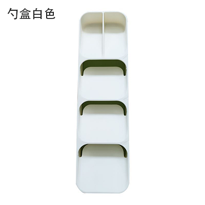 Messer Halfter Hohe Menge PP Geschirr Schublade Organizer Fach Messer Utensil Gestell Universal- Messer Stand Organizer Küche Werkzeuge: Weiß Löffel Kasten