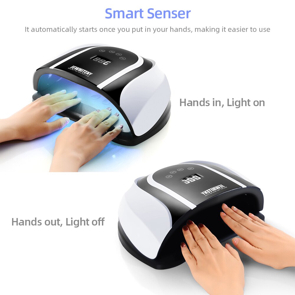 108W Nail Dryer UV LED Lamp For Gel Varnish Nails Gel Polishing 30S/60S/90S Timing Lamp Nail Dryer For Drying Nail Art Tool