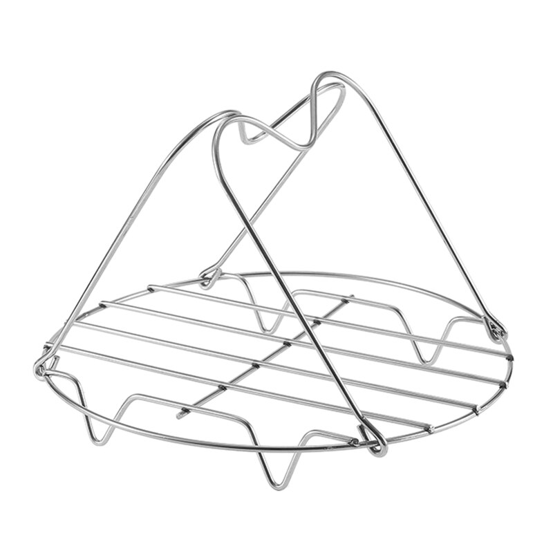 Vaporera de acero inoxidable con asas, rejilla para cocinar al vapor, U90A: B