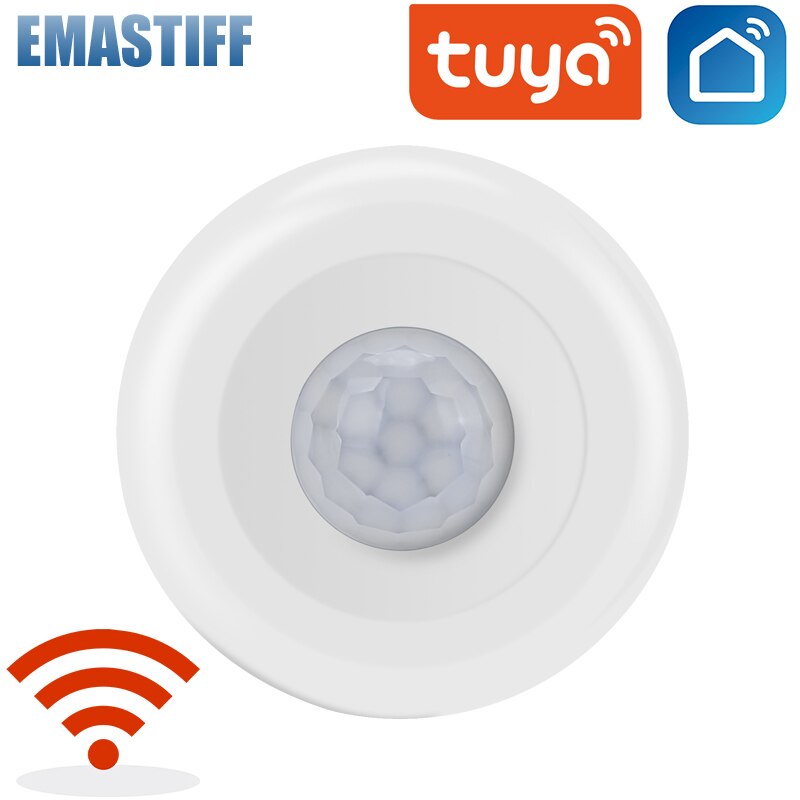 Tuya Wifi 360 degree Ceiling Infrared Detector PIR Movement Sensor Human Body Motion Sensor Alarm Security Burglar Alarm System