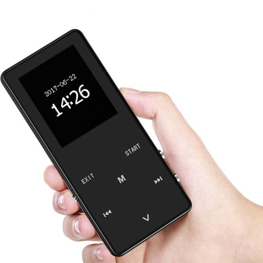 Lossless Music Player Ultra-thin Video High Fidelity FM Radio Bluetooth MP4 HIFI Multifunctional Touch Screen Long Standby 8G