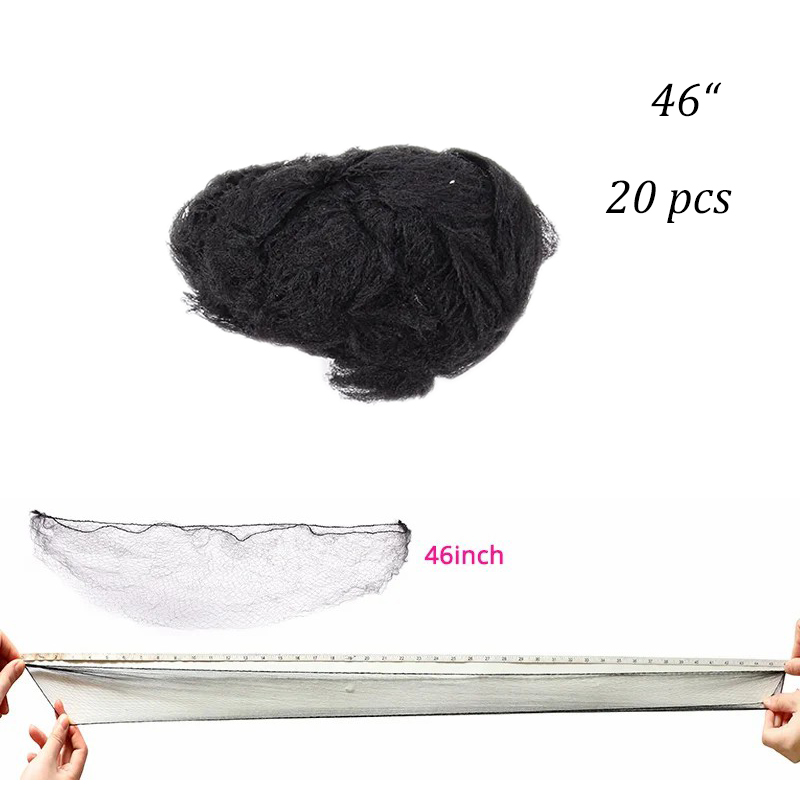 20 pz durevole nylon retina per capelli per panino strumento per lo messa in piega dei capelli nero beige marrone 5mm retina per capelli per parrucche rete per capelli messa in piega retine per capelli: Marrone chiaro