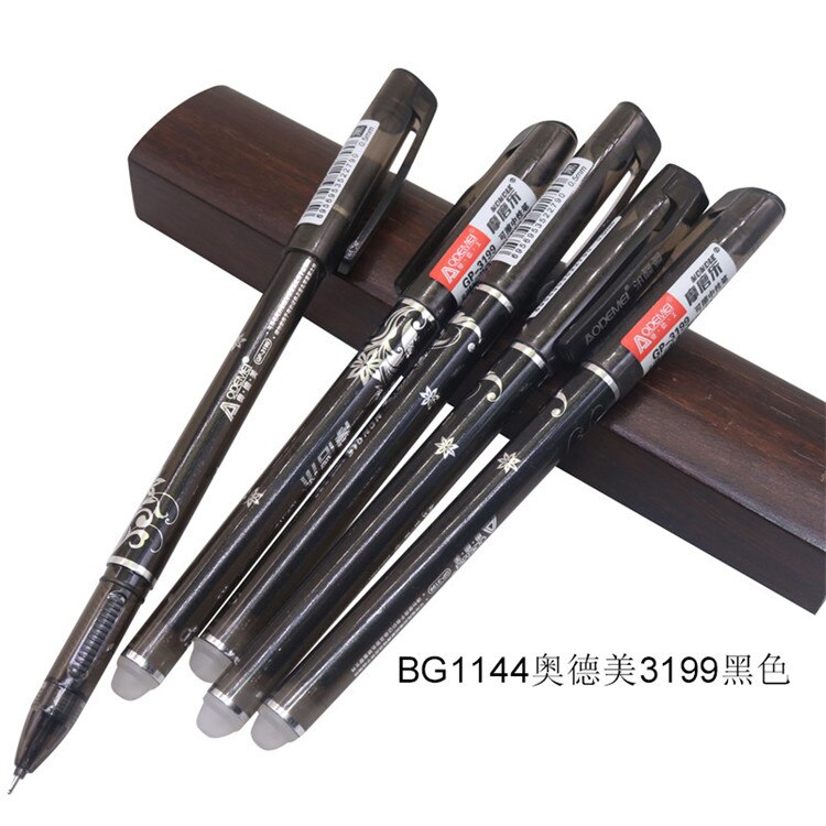 12 Pcs Magic Pen Erasable Gel Pen 0.5mm Tip Blue Refill Student Stationery Writing Pen: 12 pens BG1144