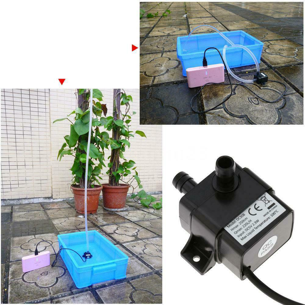 DC12V Wohnmobil Wohnwagen Wohnmobil Wasserpumpe Mini Mikro Wasser Pumpe Bürstenlosen Tauch Pumpe 150L/H