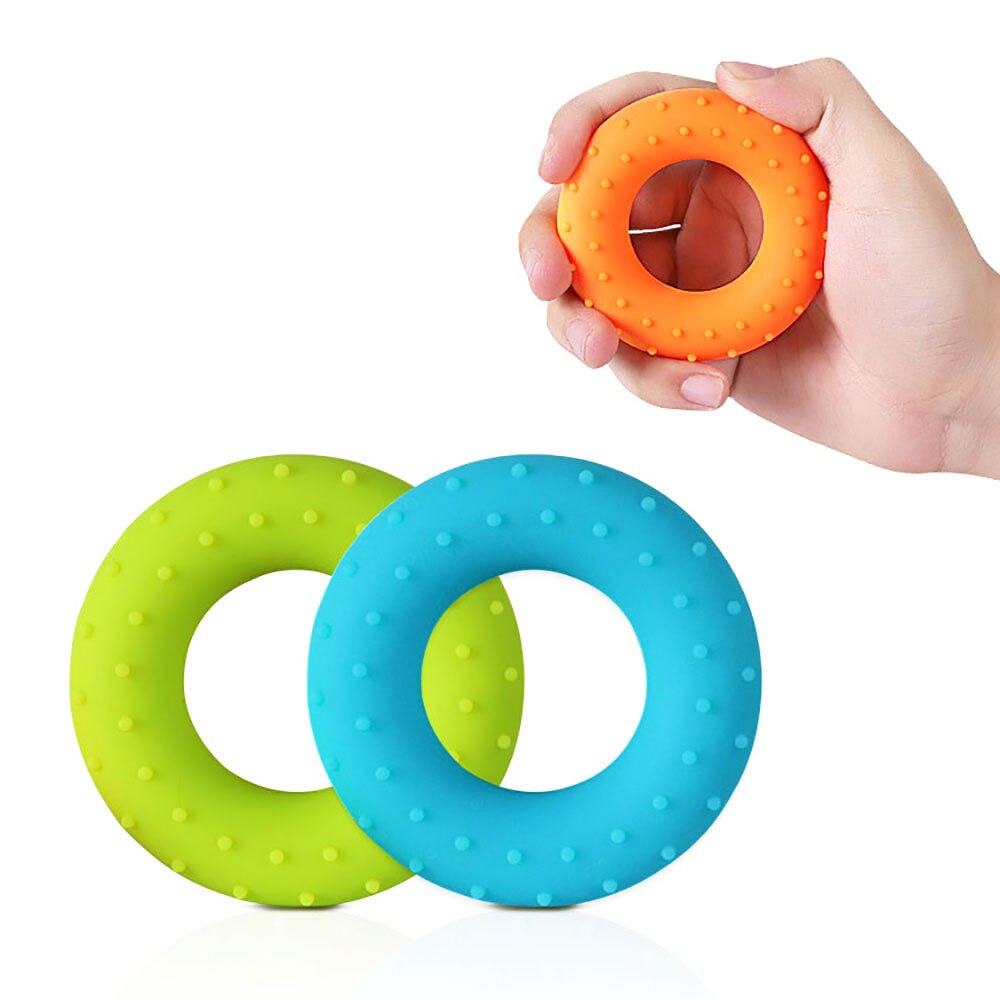 Silicone world-Anillo de agarre de silicona portátil, entrenador de antebrazo, expansor carpiano, entrenamiento muscular, ejercicio, gimnasio, Fitness, 20-60LB