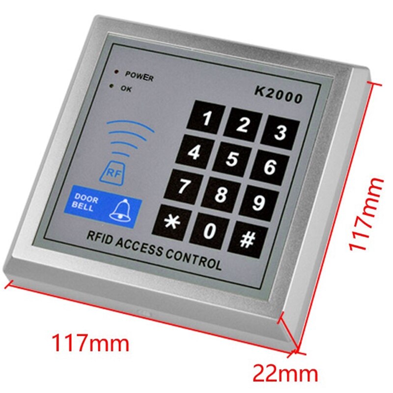 RFID Keypad Access Control System Device Machine Security Proximity Entry Password Door Lock Smart Door Lock System