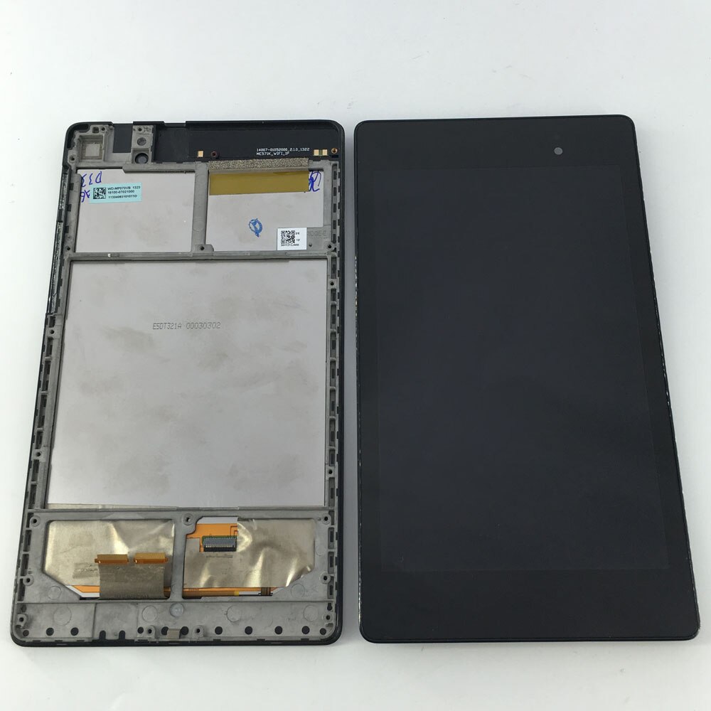 7 "Lcd Touch Screen Assembly Met Frame Voor Asus Google Nexus 7 2nd ME571 ME571KL ME571K K008 ME572CL ME572 Nexus7C