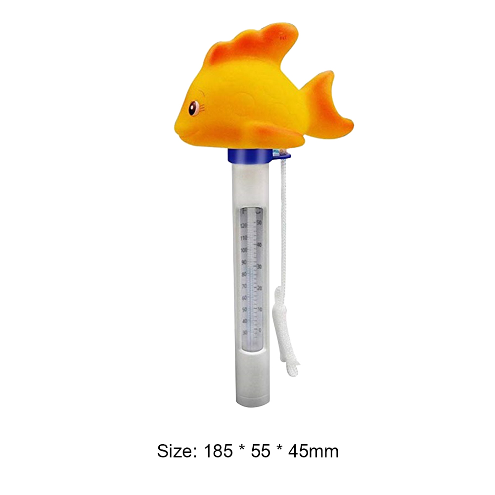 Portable ABS Plastic Swimming Pool Floating Thermometer Bathtub SPA Tub Fish Ponds Water Temperature Measuring Meter: J