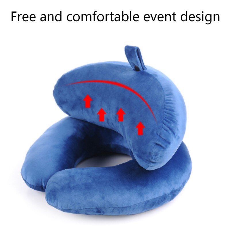 Unisex Soft Pillow Travel Neck Protective Pillow Plane Scientific Posture Correction Sleeping Student Memory Pillow