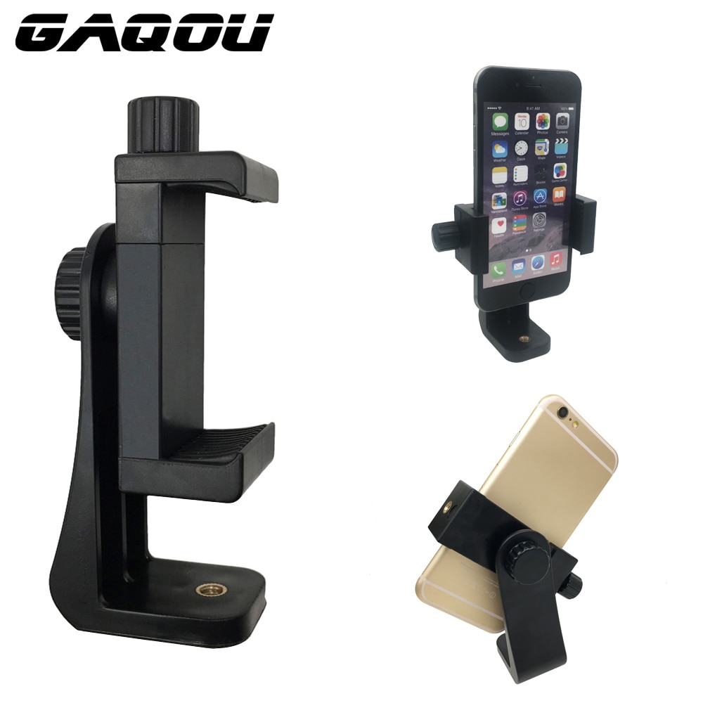 GAQOU Universal- Stativ montieren Adapter praktisch Haarschneidemaschine Halfter Vertikale 360 Drehung Stativ für iPhone X 7 Plus Samsung