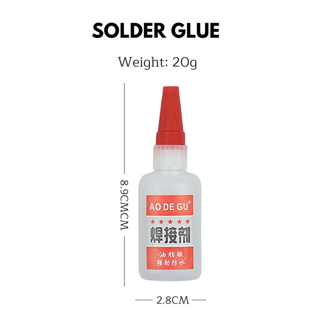20g Universal Welding Glue Plastic Wood Metal Rubber Tire Repair Glue Soldering Agent Stronger And Stronger Than Welding Glue: Default Title