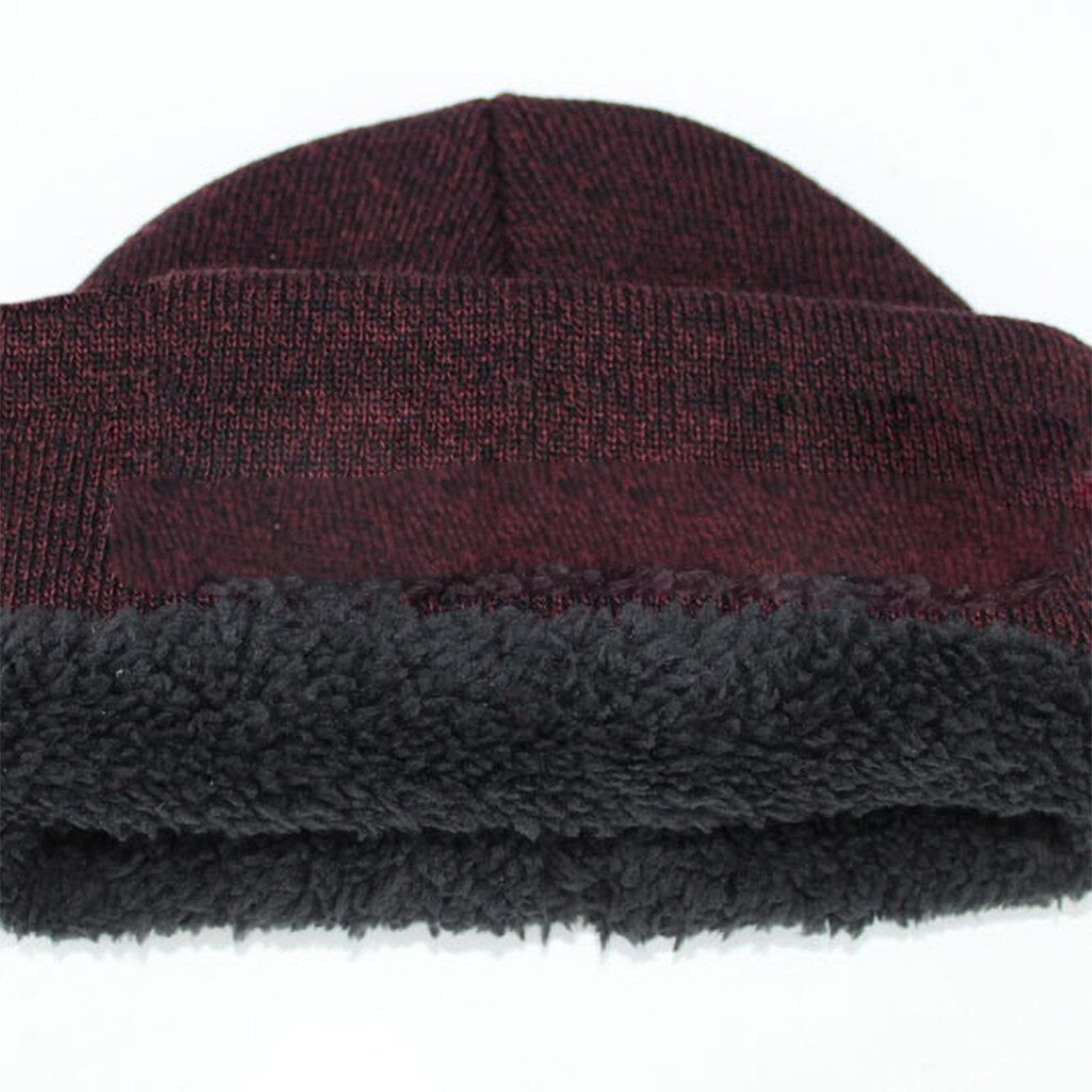 3 pièces ensemble de gants écharpe MenHat bonnet czapka i komin tricotin шаска караром casquette en tricot d'hiver coupe-vent épais chapeau écharpe ensemble # D